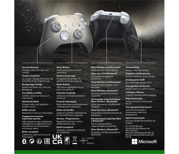 Bezprzewodowy kontroler XBOX Lunar Shift Special Edition - 1082989 - zdjęcie 6